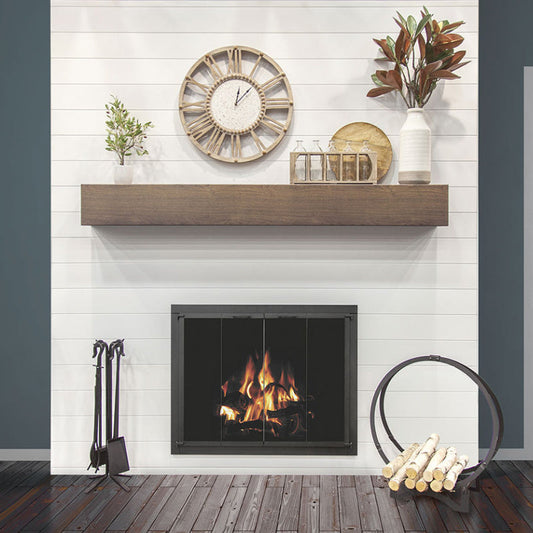 Ditch the Boring Walls Add a Fireplace Wall Panel